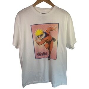 Mens Sz Large Shonen Jump Naruto Short Sleeved T-Shirt Anime NWOT